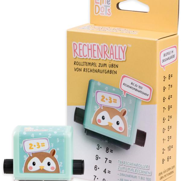LITTLE DOTS Rechenrally Rollstempel 160ROLLSTEMP Mal Rechnen, Zahlen