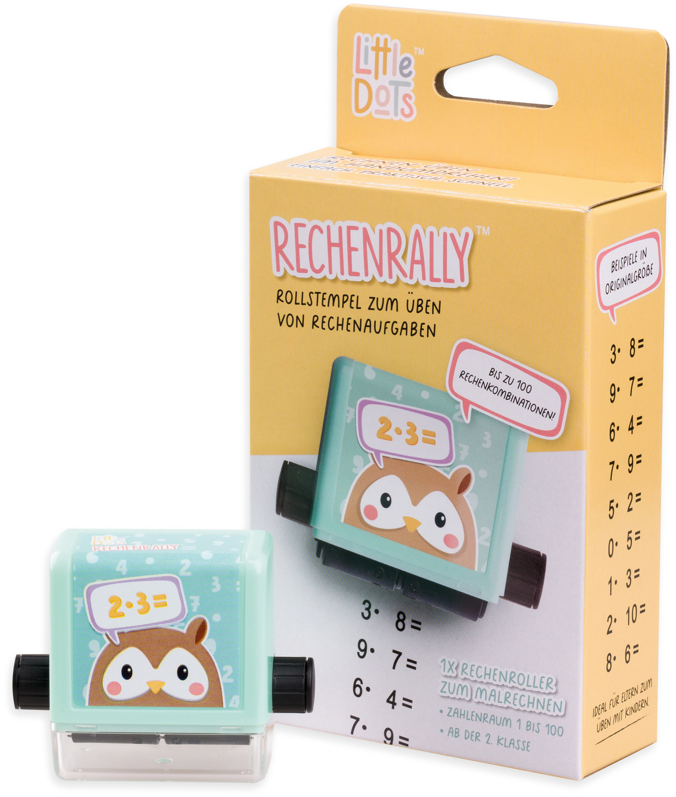 LITTLE-DOTS-160ROLLSTEMP-9010835137124 LITTLE DOTS Rechenrally Rollstempel 160ROLLSTEMP Mal Rechnen, Zahlen – Hochwertig & günstig bei ShopDeca
