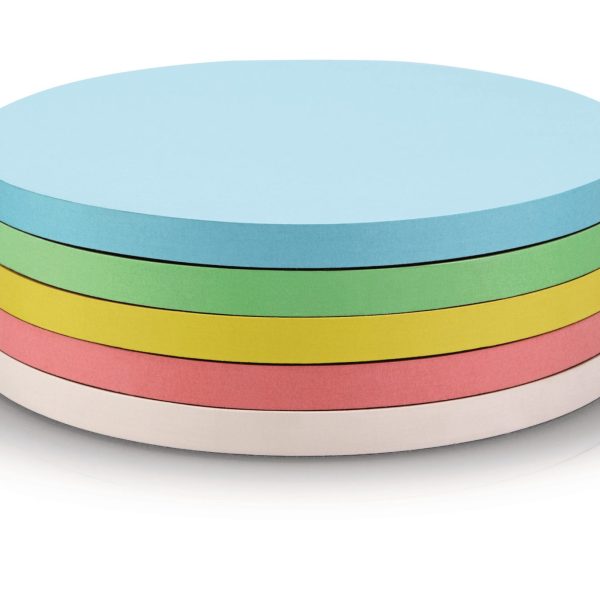MAGNETOPLAN Moderationskarten rund 140mm 111151790 5-farbig ass. 250 Stück