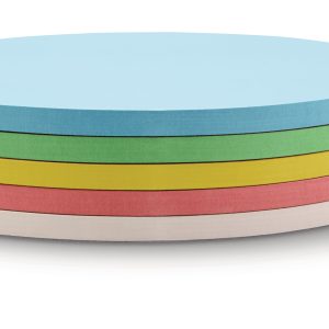 MAGNETOPLAN Moderationskarten oval 11x19cm 111151990 5-farbig ass. 250 Stück