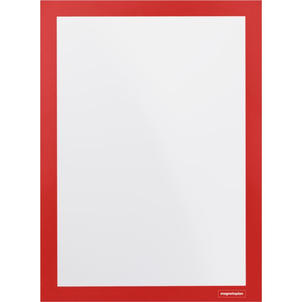 MAGNETOPLAN Magnetrahmen A4 1131906 selbstklebend, rot 2 Stk.