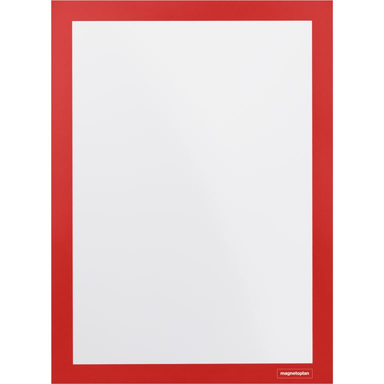 MAGNETOPLAN Magnetrahmen A4 1131906 selbstklebend, rot 2 Stk.