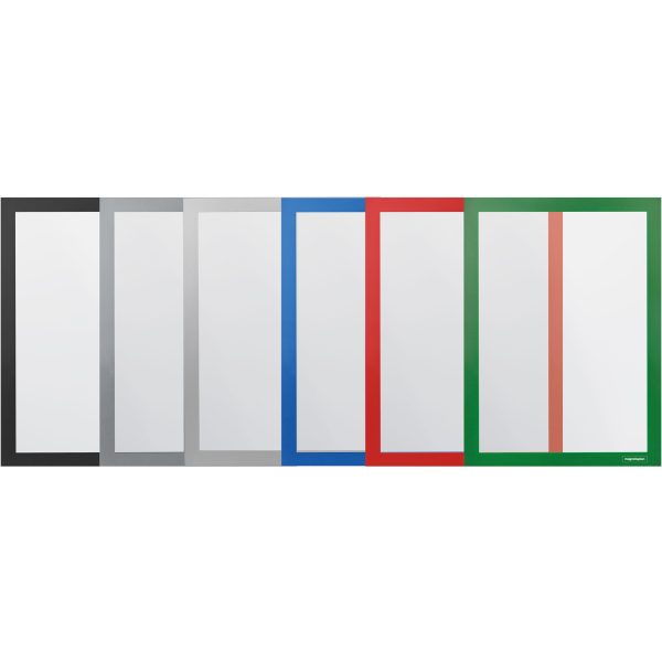 MAGNETOPLAN Magnetrahmen A4 1131910 selbstklebend, assort. 6 Stk.