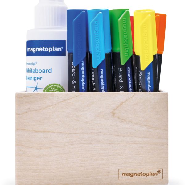 MAGNETOPLAN Magnetischer Zubehörhalter 1228649 Wood Series, Birke 114x70x64mm