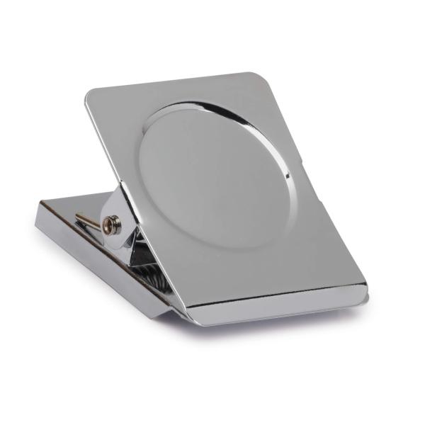 MAUL Papier-Klemmer 20x40mm 2.08 hellsilber, mit Magnet 2 Stück