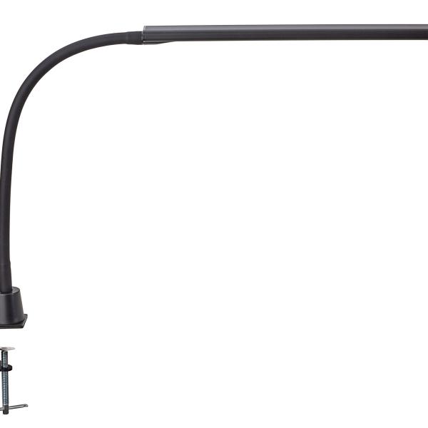 MAUL LED-Tischleuchte MAULpirro 27.70 schwarz, dimmbar, Klemmfuss