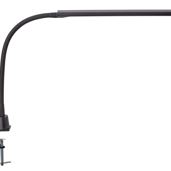 MAUL LED-Tischleuchte MAULpirro 27.70 schwarz, dimmbar, Klemmfuss