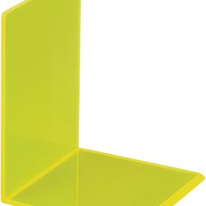 MAUL Buchstütze 10x10x13cm 3.11 transparent gelb 2 Stück