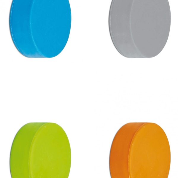 MAUL Magnet Silikon 32.6x9.8mm 4.75 Farben ass., 0.8kg 4 Stück