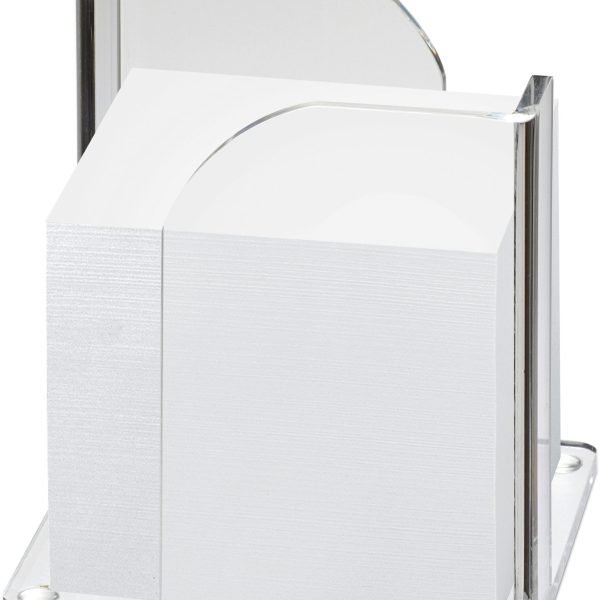 MAUL Zettelbox Acryl 102x109x102mm 5.95 glasklar, ohne Zettel