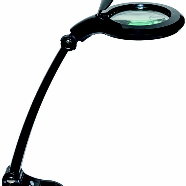 MAUL LED-Lupenleuchte 55.30 MAULiris, dimmbar, schwarz