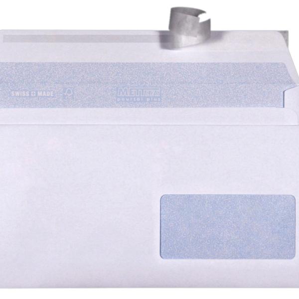 METTLER Couvert Fenster rechts C5/6 7064-LASER 100g, ultraweiss 500 Stk.