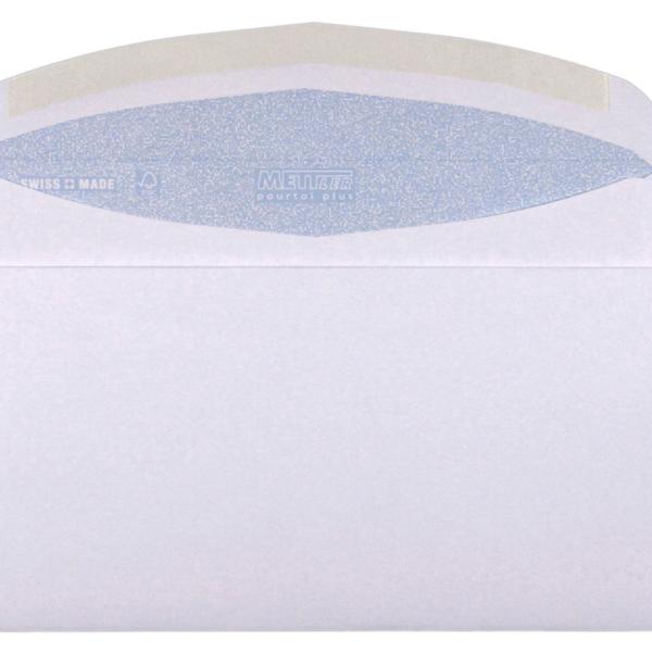 METTLER Couvert ohne Fenster C5/6 7076 100g, ultraweiss 500 Stk.