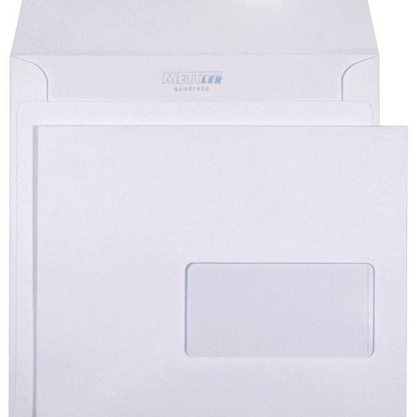 METTLER Couvert Fenster rechts C5 8064-120 120g, ultraweiss 500 Stk.