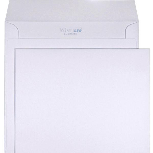 METTLER Couvert ohne Fenster 175x175mm 8066-175-175 120g, ultraweiss 500 Stk.