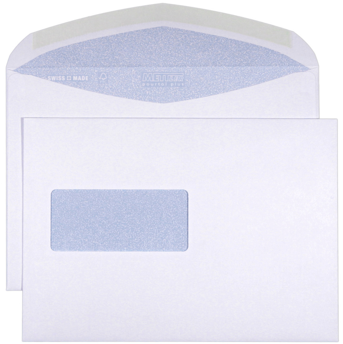 METTLER-8075-LASER-7640126060897 METTLER Couvert Fenster links C5 8075-LASER 100g, ultraweiss 500 Stk. – Hochwertig & günstig bei ShopDeca