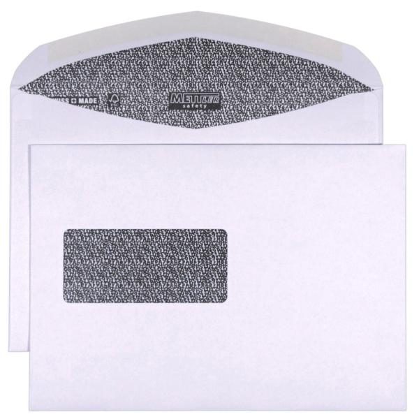 METTLER Couvert Fenster links C5 8075-SAVETY 100g, ultraweiss 500 Stk.