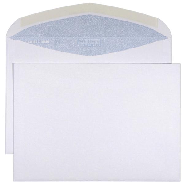 METTLER Couvert ohne Fenster C5 8076 100g, ultraweiss 500 Stk.