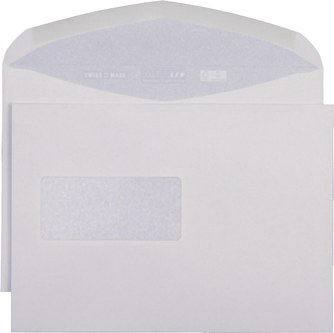 METTLER-8255-7640126061948 METTLER Couvert Fenster links C5 8255 100g, recycling weiss 500 Stk. – Hochwertig & günstig bei ShopDeca