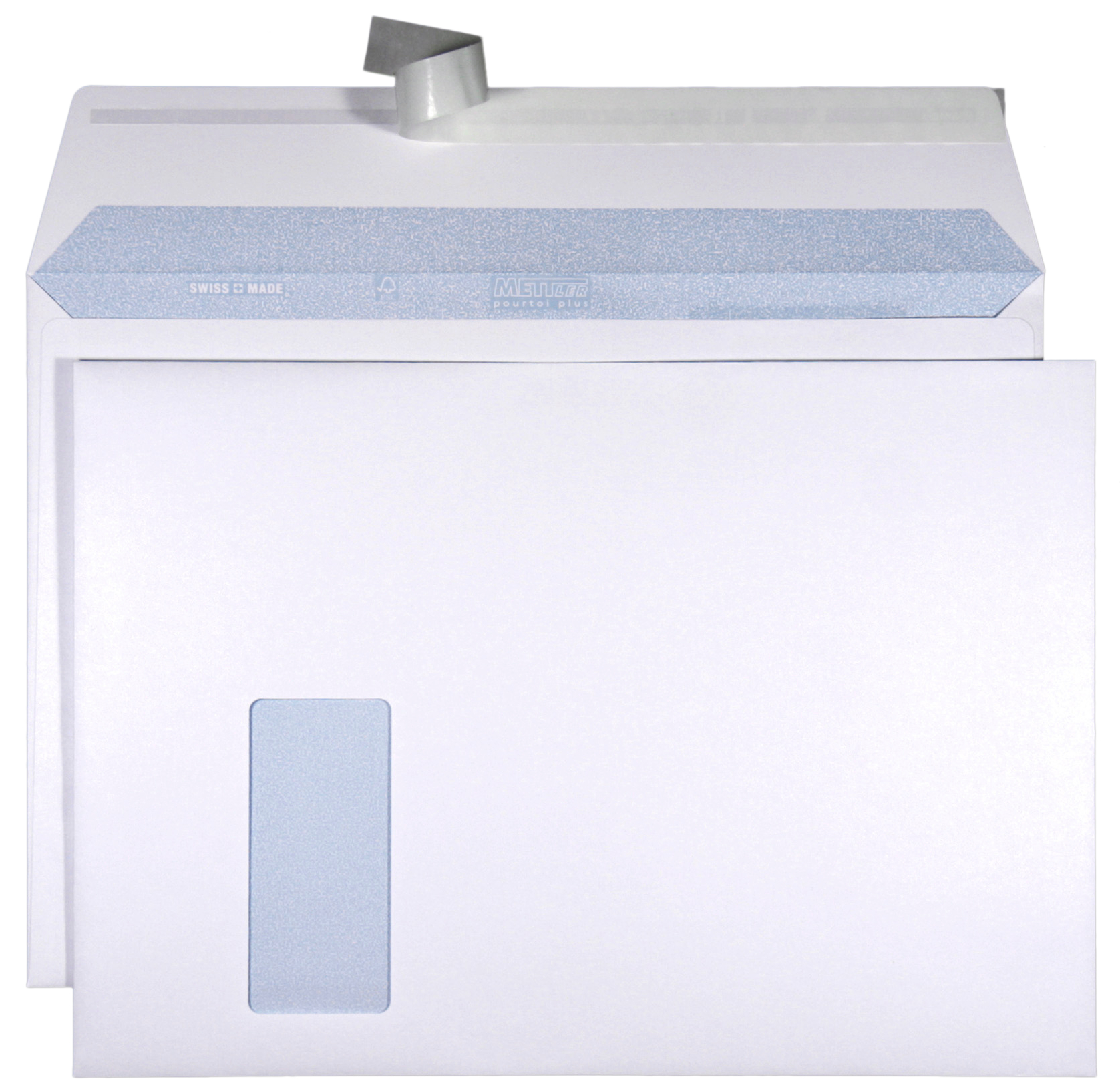 METTLER-9065-LASER-7640126060866 METTLER Couvert Fenster links C4 9065-LASER 120g, ultraweiss 250 Stk. – Hochwertig & günstig bei ShopDeca