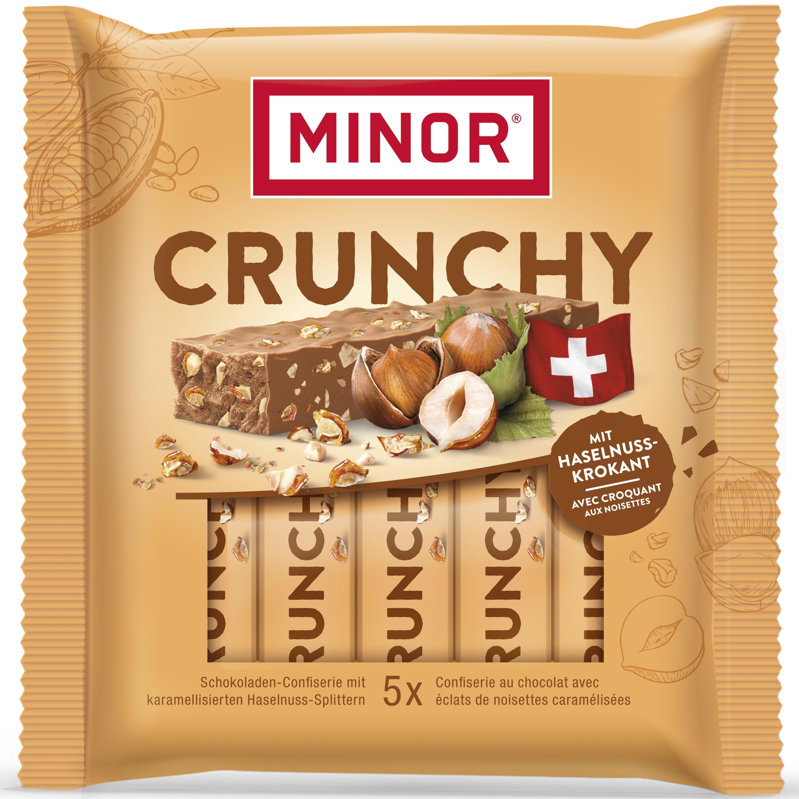 MINOR-07947-00-0015-7610041079472 MINOR Schokoladenriegel 07947-00-0015 Crunchy 5x22g – Hochwertig & günstig bei ShopDeca