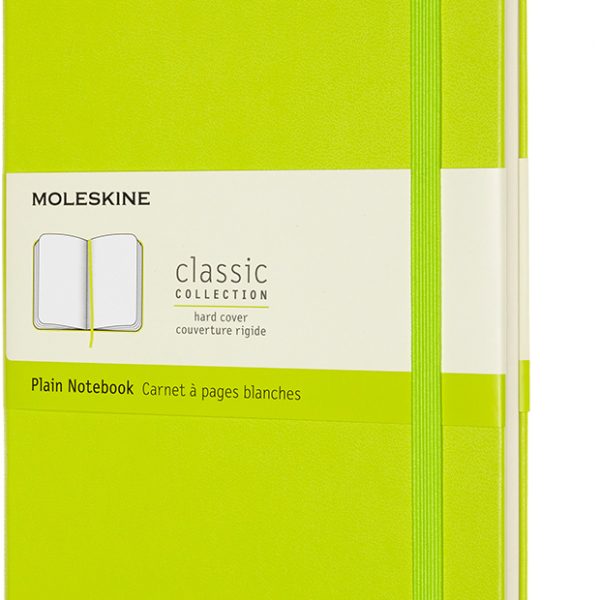 MOLESKINE Notizbuch HC L/A5 850888 blanko,limetten grün,208 S.