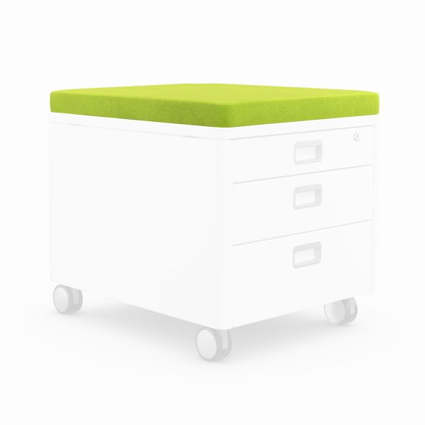 MOLL Sitzkissen 43x54x5cm 100 2632 600 grün, zu Rollcontainer
