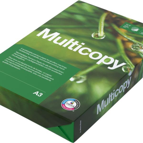 MULTICOPY Kopierpapier A3 88370490 80g, weiss 500 Blatt
