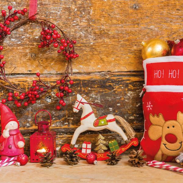 NATUR VERLAG Weihnachtskarte Chalet 10277N Doppelkarte