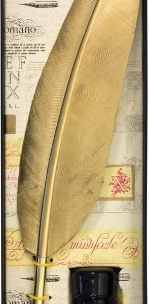 NEUTRAL Kalligraphie-Set 11387262/2 Gänsefeder gold