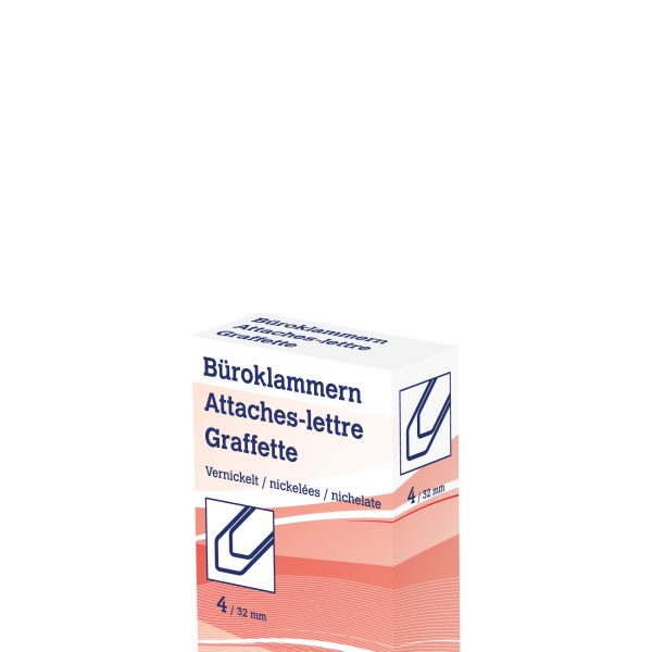 NEUTRAL Büroklammern Nr. 4 6206 32mm vernickelt 100 Stk.