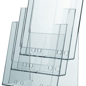 NEUTRAL Prospektständer ST-PRO049 Fülltiefe 3.5cm 3 Fächer A4