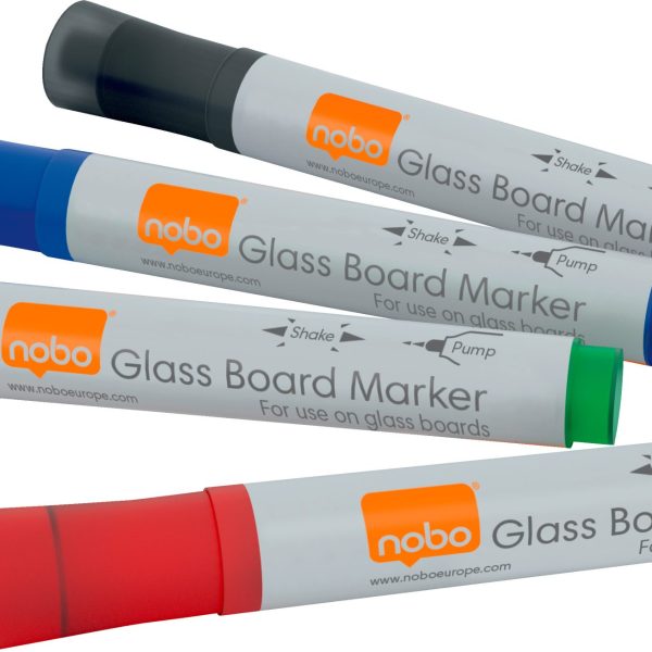 NOBO Glassboard-Marker 1905324 ass. 4 Stück