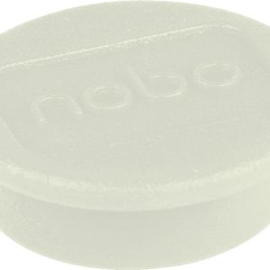 NOBO Magnet rund 24mm 1915294 weiss 10 Stück