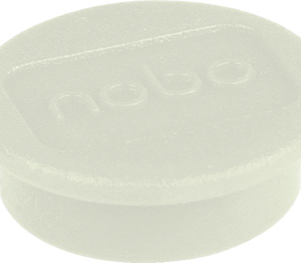 NOBO Magnet rund 24mm 1915294 weiss 10 Stück