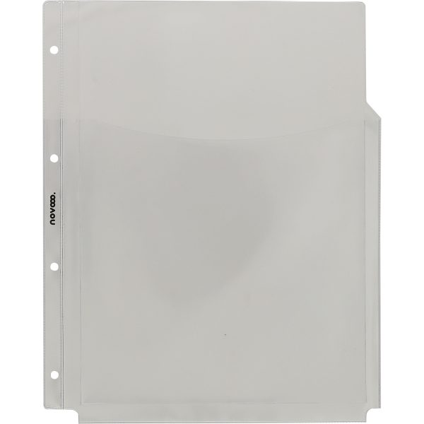 NOVOOO Zeigetasche Känguru 150my A4 060-5449-001 transparent, genarbt 10 Stk.