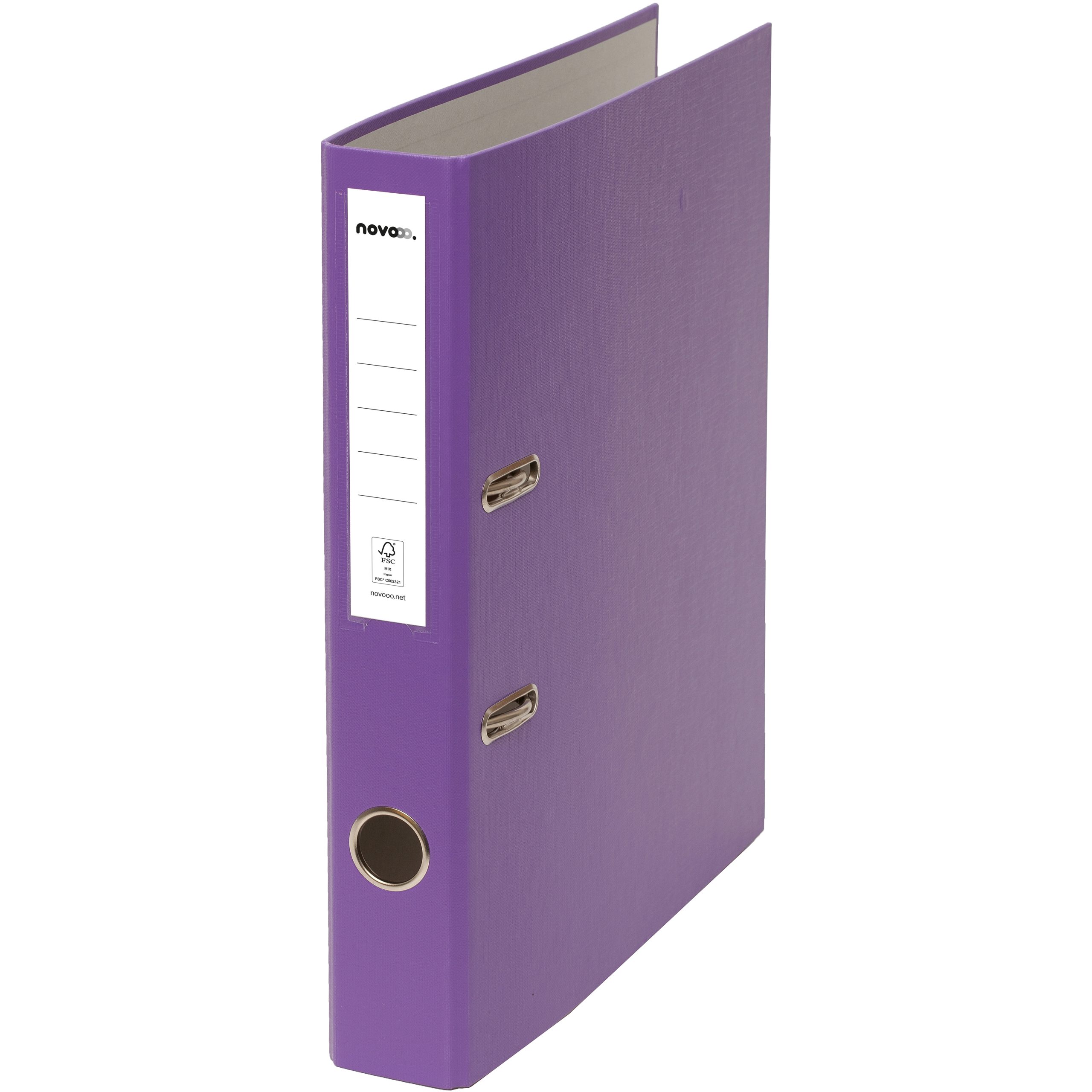 NOVOOO-10349442NO2U-9010729080444 NOVOOO Pro Ordner 4cm 10349442NO2U violett A4 – Hochwertig & günstig bei ShopDeca