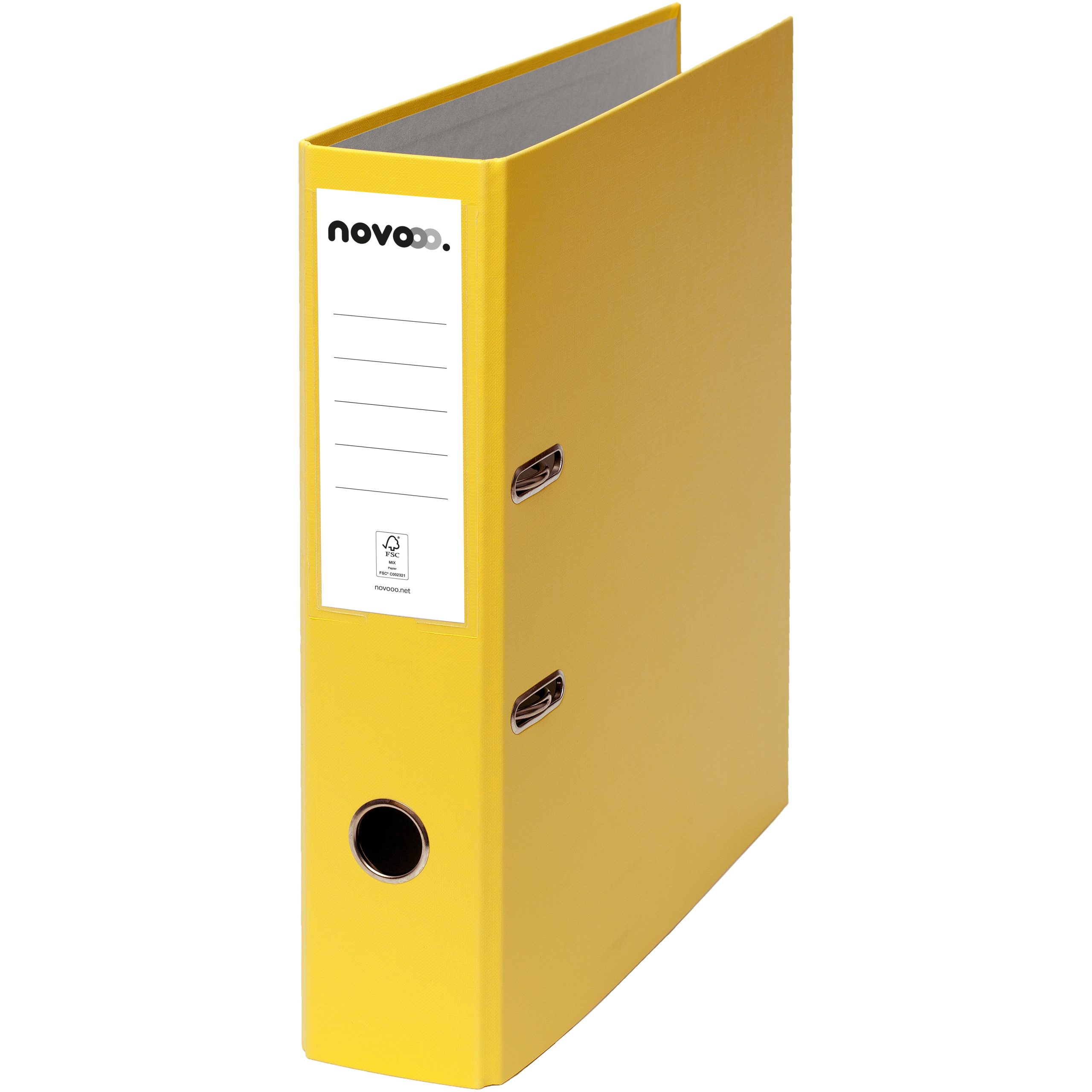 NOVOOO-10349720NO2U-9010729080765 NOVOOO Pro Ordner 7cm 10349720NO2U gelb A4 – Hochwertig & günstig bei ShopDeca