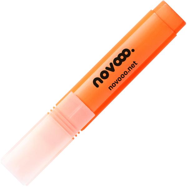 NOVOOO Textmarker 1-4.5mm 27846 orange, dreikant