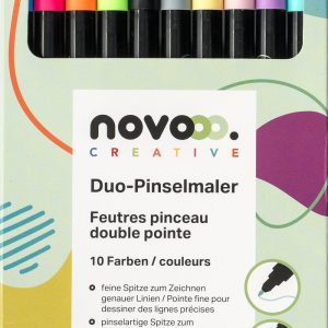 NOVOOO Duo-Pinselmaler 31473 assortiert 10 Stück