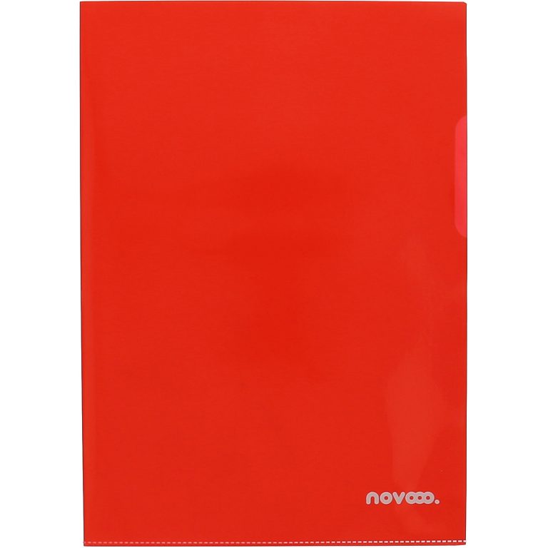 NOVOOO Pro Sichtmappen 140my A4 400197772 rot glatt 100 Stück