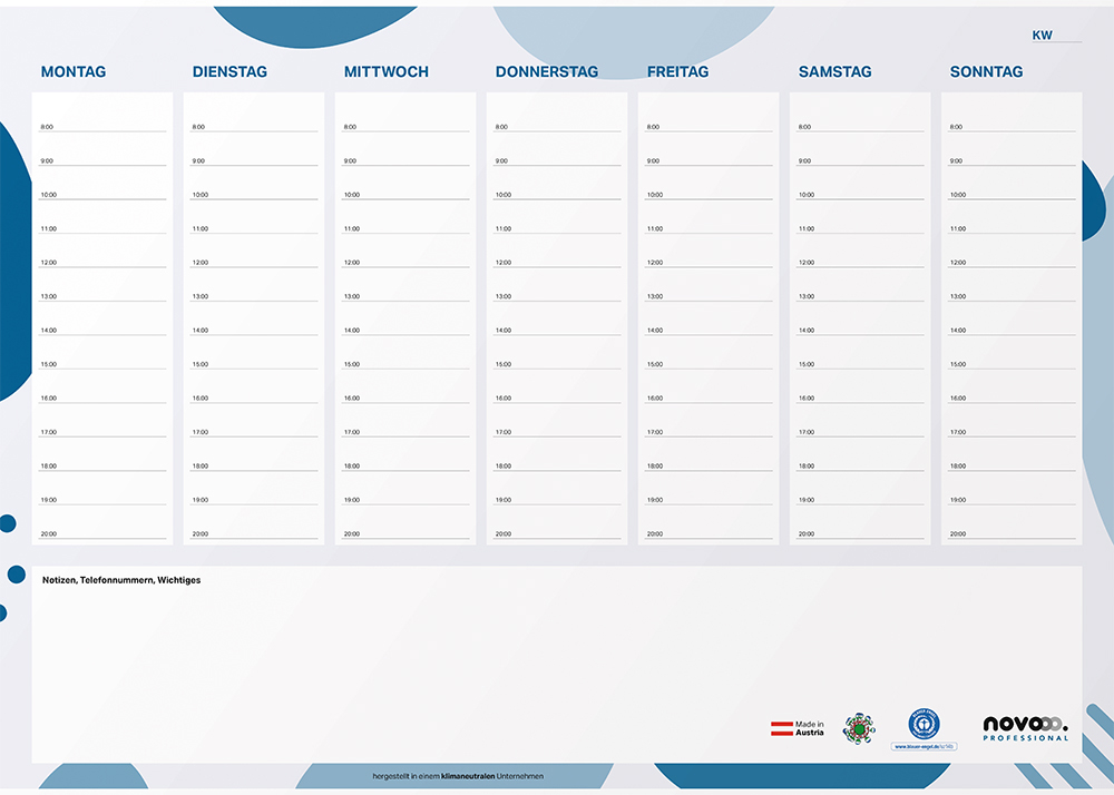 NOVOOO-535148000-9010729002040 NOVOOO Schreibunterlage 37.5x52.5cm 535148000 Office, recycling 30 Blatt – Hochwertig & günstig bei ShopDeca
