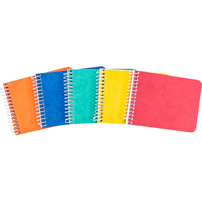 NOVOOO Spiralheft ass. 10,1×7,6cm 729774 kariert, 4mm, 70g 48 Blatt