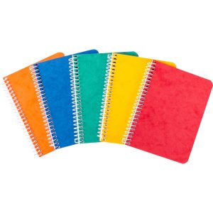 NOVOOO Spiralheft ass. 7.6×10.1cm 729775 kariert, 4mm, 70g 48 Blatt