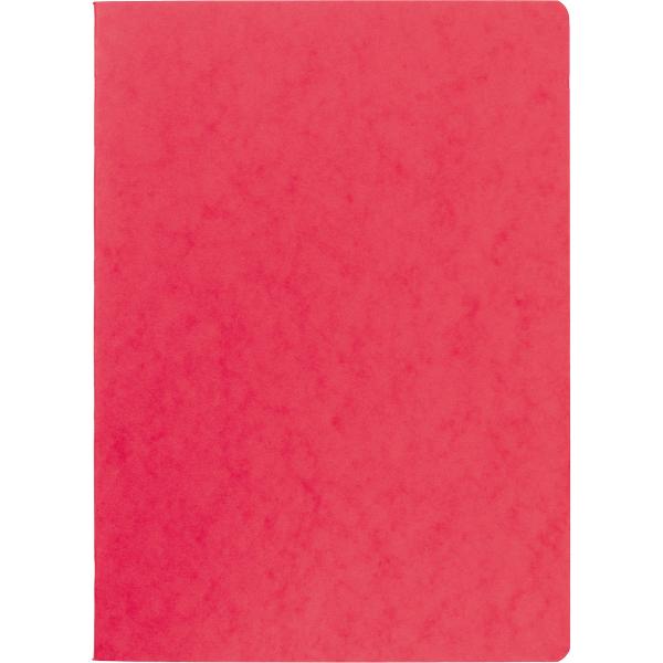 NOVOOO Pressspanheft rot A4 729793 5mm kariert, 80g,Rand 48 Blatt