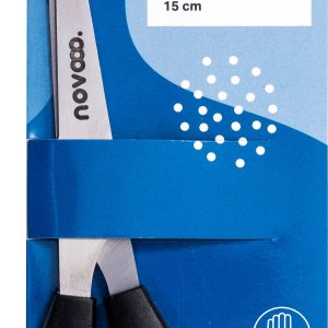 NOVOOO Büroschere 15cm E-131162 MTH für Linkshänder, schwarz