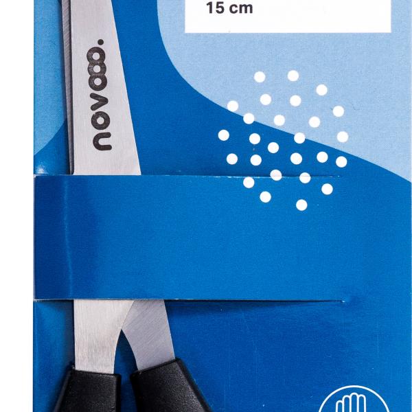 NOVOOO Büroschere 15cm E-131162 MTH für Linkshänder, schwarz