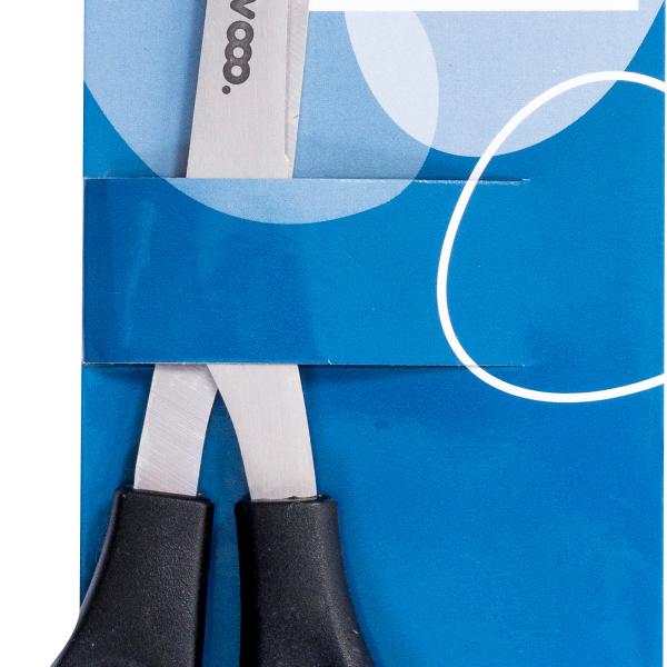 NOVOOO Büroschere 20.4cm E-131181 MTH für Rechtshänder, schwarz