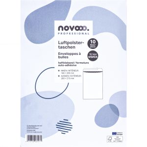 NOVOOO Luftpolstertasche Gr.4 E-1712138 weiss, 200x275mm 10 Stück