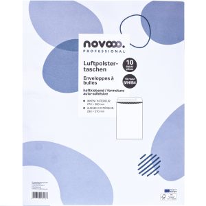 NOVOOO Luftpolstertasche Gr.8 E-1712143 weiss, 290x370mm 10 Stück